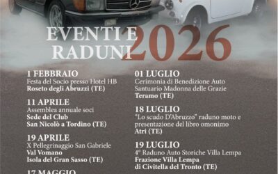 Programma eventi anno 2026