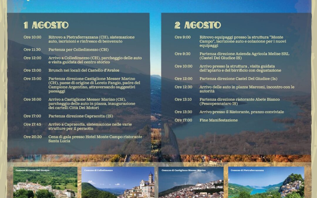 Fangio tra mito e storia – 1 e 2 agosto 2026