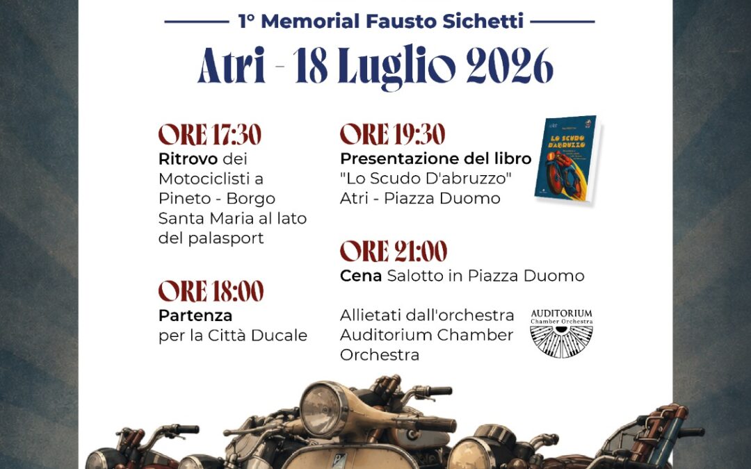 Scudo d’Abruzzo –     Gara Storica Motociclistica (1936 – 1951)  – 1^ Memorial Fausto Sichetti